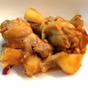 鶏肉とジャガイモのマーマレード煮